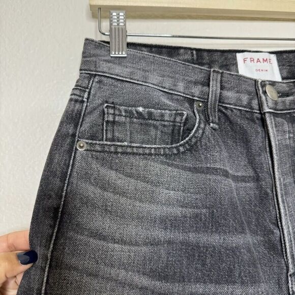 Frame Denim SZ 27 Rigid Re-Release Le Original Skinny Jeans Ladyard Gray SAMPLE - Picture 8 of 16